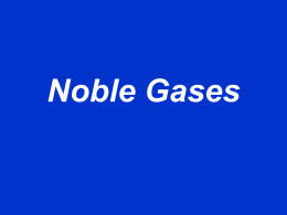noble gases