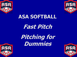 The Rules of Fastpitch Pitching (PPT)