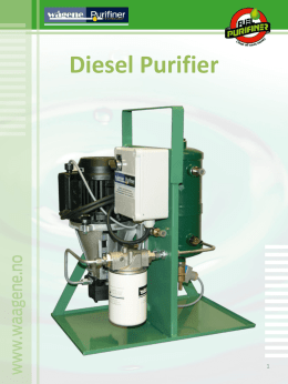 Diesel Purifier - Wågene Purifiner Technology AS
