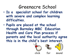 Greenacre School - ourlearning.barnsley.org