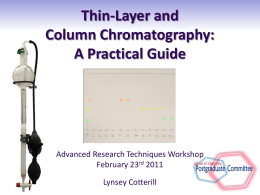 Thin-Layer and Column Chromatography