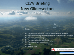CLVV Briefing New Glidersectors