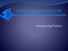 Vicon Energy (Ghana) Ltd