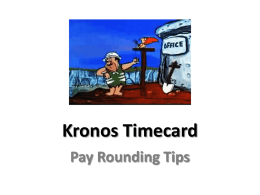Timecard Pay Rounding Tips