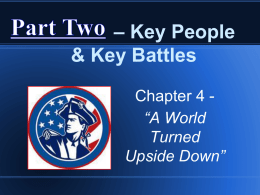 Chapter 4 - The World Turns Upside Down Part