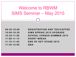 SIMS Seminar May 2015x