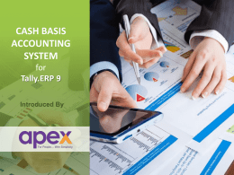 cash basis accounting system