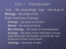 Biology 20 - Mr. Lechner`s Biology 20 Wiki