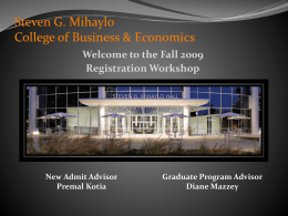 power point - Mihaylo College of Business and Economics