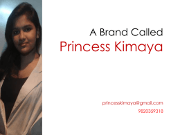 Princess Kimaya - Satish Deshmukh