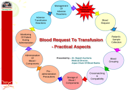 blood groups - Indian Journal of Transfusion Medicine