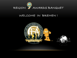 Region Awards Banquet