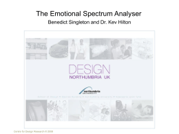 The Emotional Spectrum Analyser