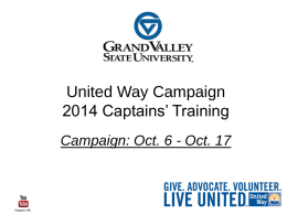 Captains` Training, September 2014