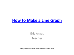How to Make a Line Graph