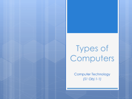 Types of Computers PowerPoint