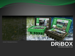 2012 DRiBOX Presentation