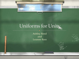 School Uniforms PowerPoint - Arkansas State University