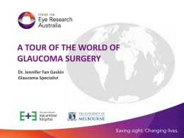 A tour of the world of glaucoma surgery
