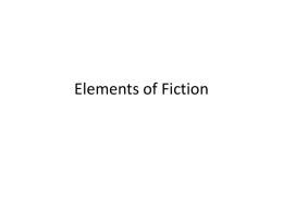 Elements of Fiction powerpoint