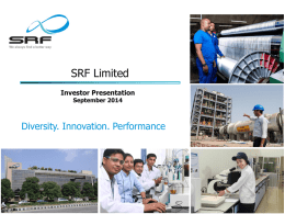 Presentation on SRF for an Interaction with FIIs