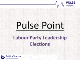 Pulse Point - Politics Teacher