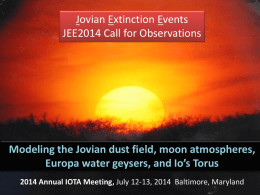 Jovian Extinction Events