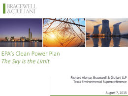 EPA*s Clean Power Plan The Sky is the Limit