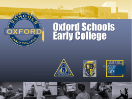 Project - Oxford Virtual Academy