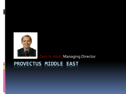 Provectus Middle East