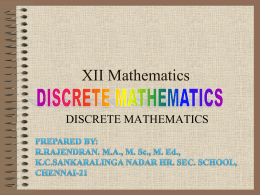 discrete mathematicsx