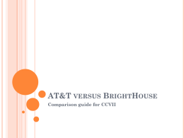 AT&T versus BrightHouse Comparison guide for