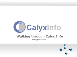 CADeM - Calyx Info