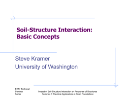 Soil-Structure Interaction