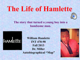 Autobiographical map - Hamlette`s E
