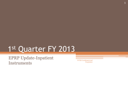 1QFY2013 Inpatient Instrument Updatex