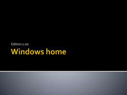 Windows home