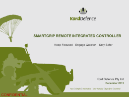 Presentation - SmartGrip RIC