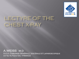 LECTYRE OF THE CHEST X-RAY