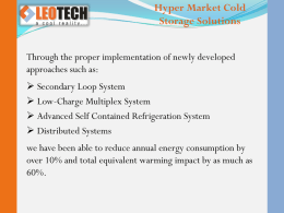 Hyper Market Cold Storage Solutions