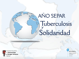 AÑO SEPAR de la Tuberculosis y la Solidaridad