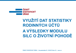 statistika rodinných účtů ru