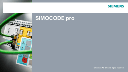 Новая система SIMOCODE pro VPN - Siemens