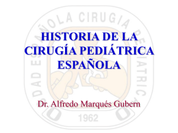 Historia de la SECP - Sociedad Española de Cirugía Pediátrica