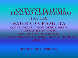 La Sagrada Familia (Barcelona) [pps 7,68 MB]