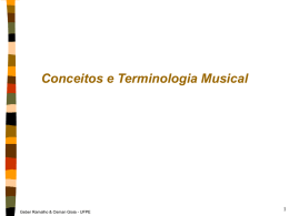 Conceitos e Terminologia Musical
