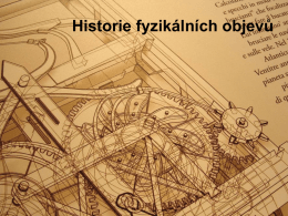 Historie fyzikálních objevů
