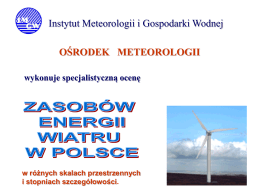 oferta_wiatr - Instytut Meteorologii i Gospodarki Wodnej
