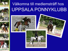 här - Uppsala Ponnyklubb