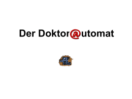 Der Doktorautomat - Landesdachverband Selbsthilfe Wien